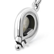 Mother Of Pearl Shell Pear Shaped Ethnic Style Drop Hook Earrings, e177